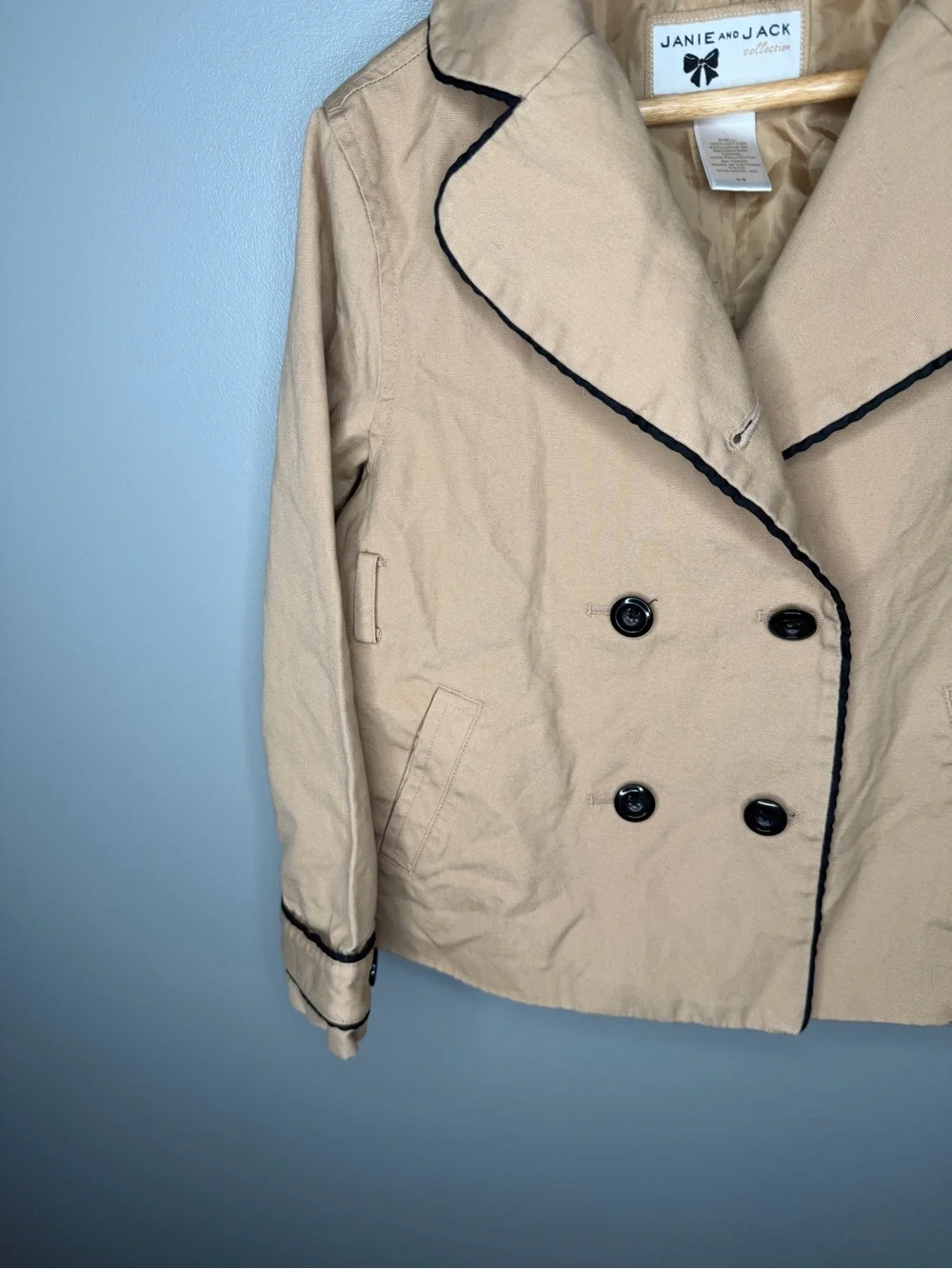 Janie and Jack Girl’s Peacoat